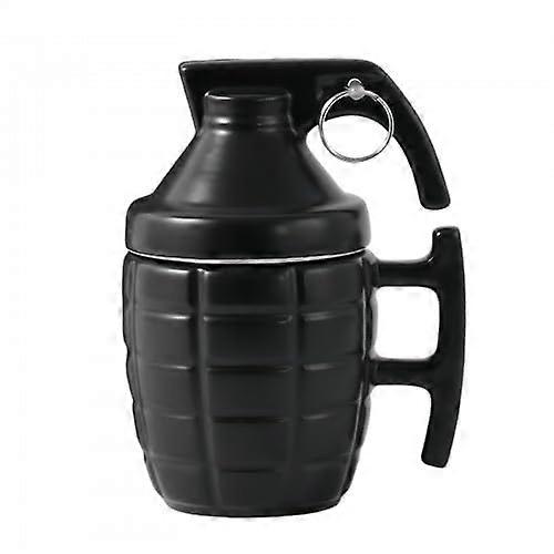 Funny Grenade Mug, Ceramic Hand Grenade Mug, Breakfast Cup for Cappuccino