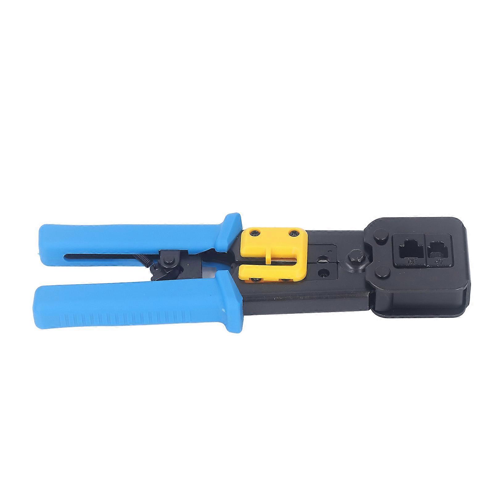 Network Cable Crimp Pliers Ratchet Crimper RJ Connector Crimping Tool for 8P 6P RJ Connector 