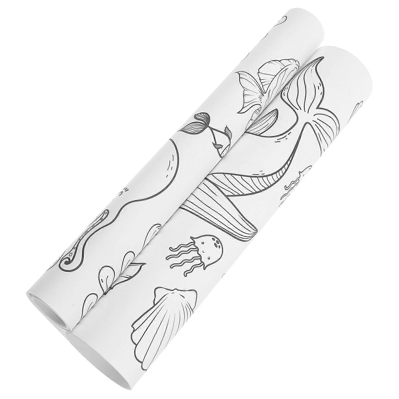 Coloring Coloring Long Scroll For Children 1Pcs