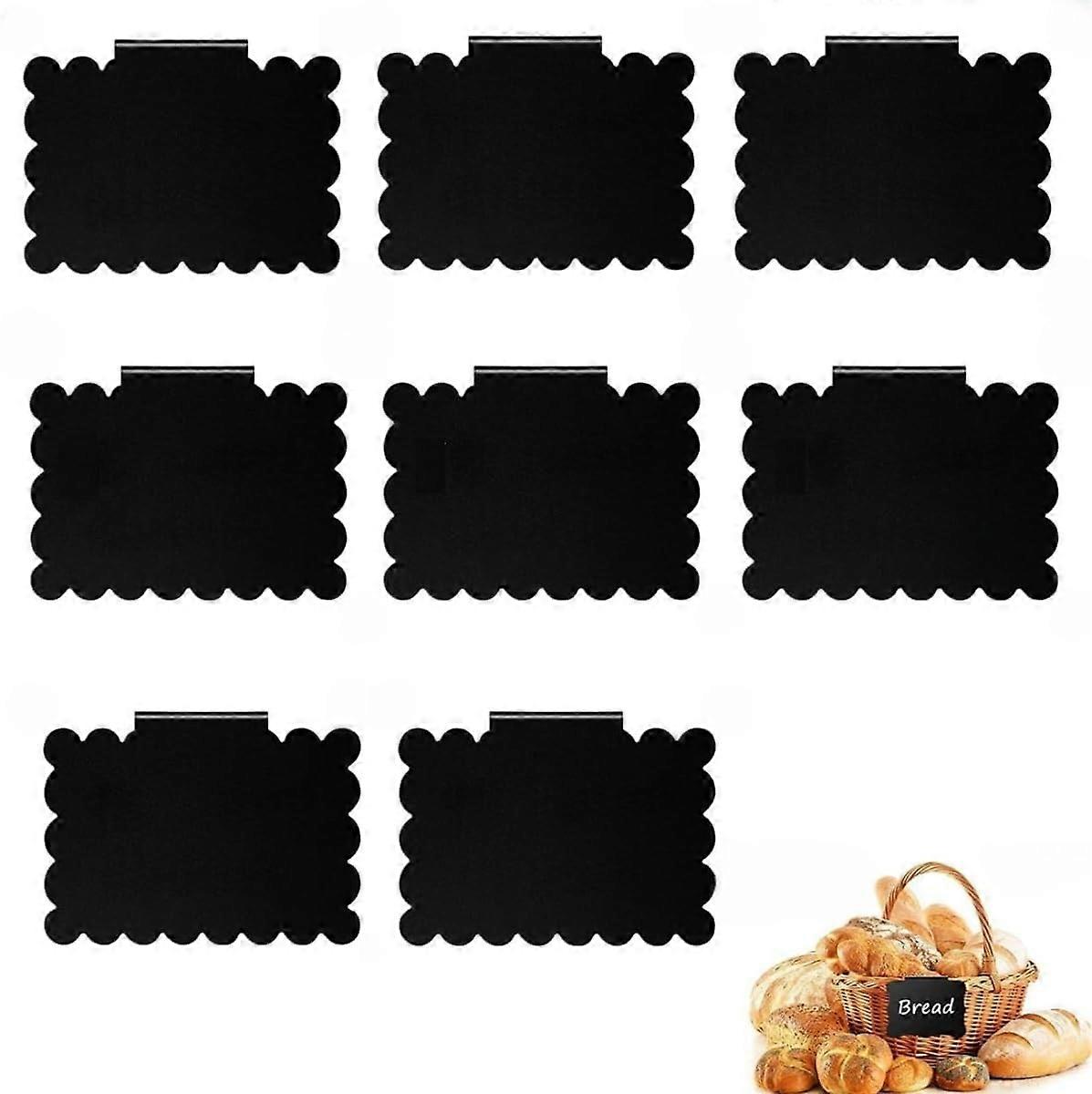 8piece basket clip label, removable plastic label holder