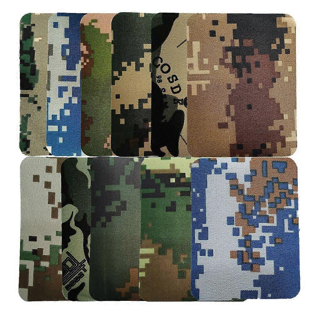 11part ironon patch set for clothing, repair kit for clothing, elbow patches for holes, decoration Ref: 4433
