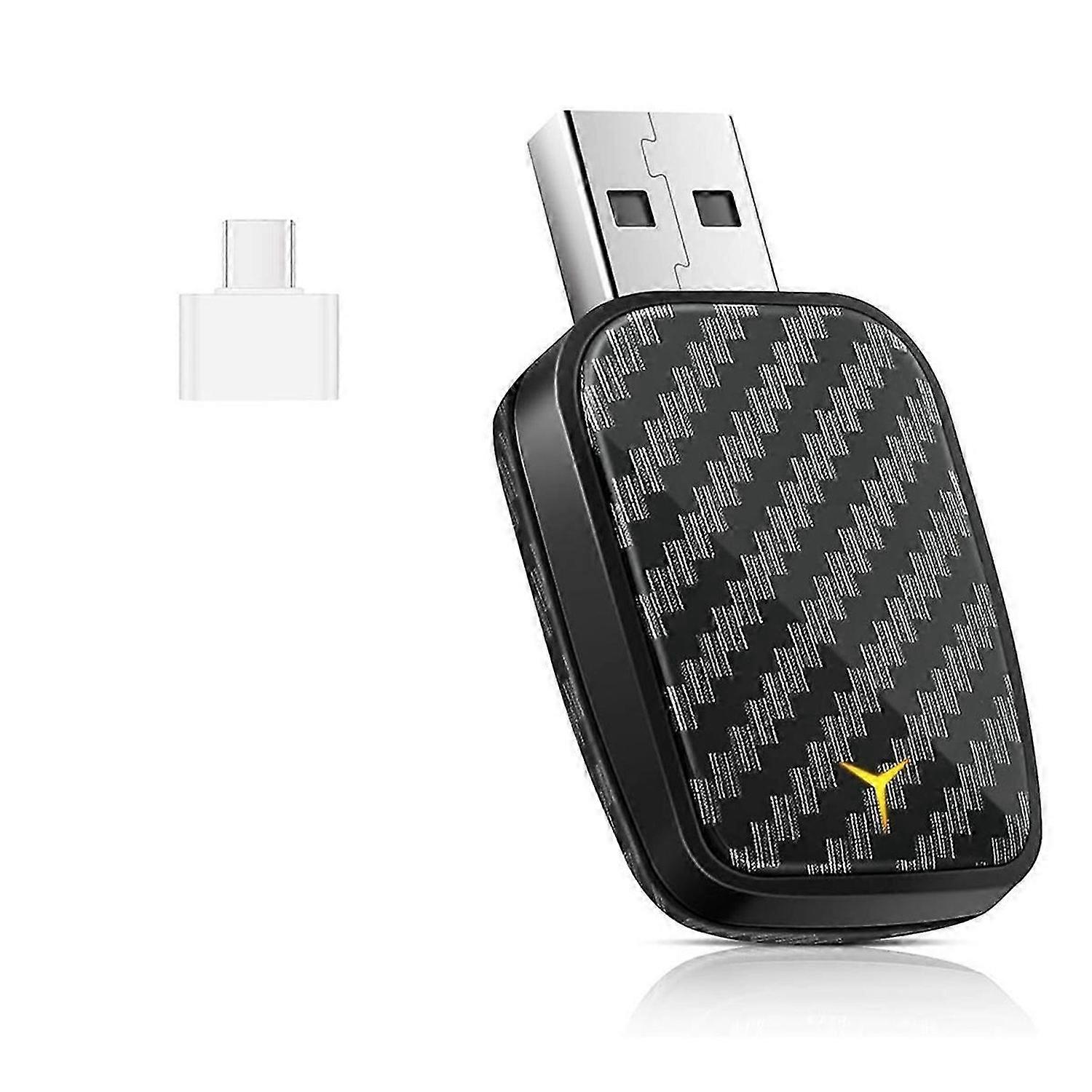 Auto Drahtlose Carplay & Android Auto Box 2in1 Verdrahtet zu Wireless Dongle Plug & Play CarPlay Android AUTO A