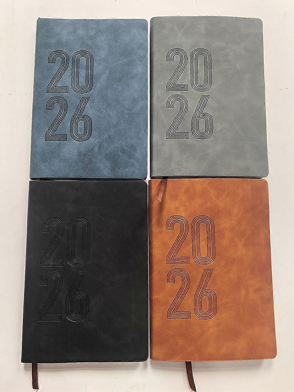 2026 Planner Daily Planner Notebook Weekly Monthly Planner Habit Tracker Notebook Appointment Book Soft Cover Pu Notepad A5