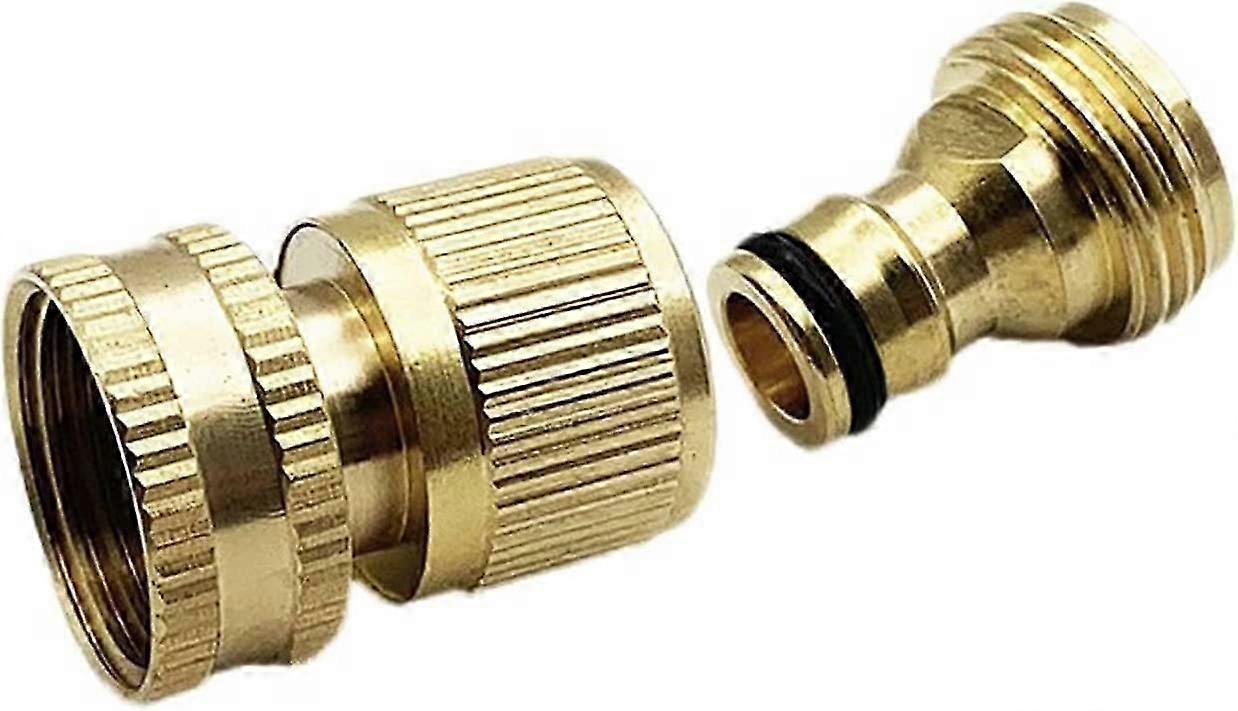 Durable Brass Quick Connector for 1.9cm Garden Hose