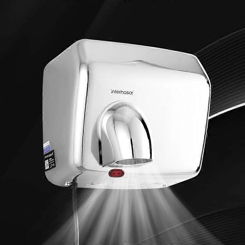 Smart automatisk induksjonshåndtørker, rustfritt stål