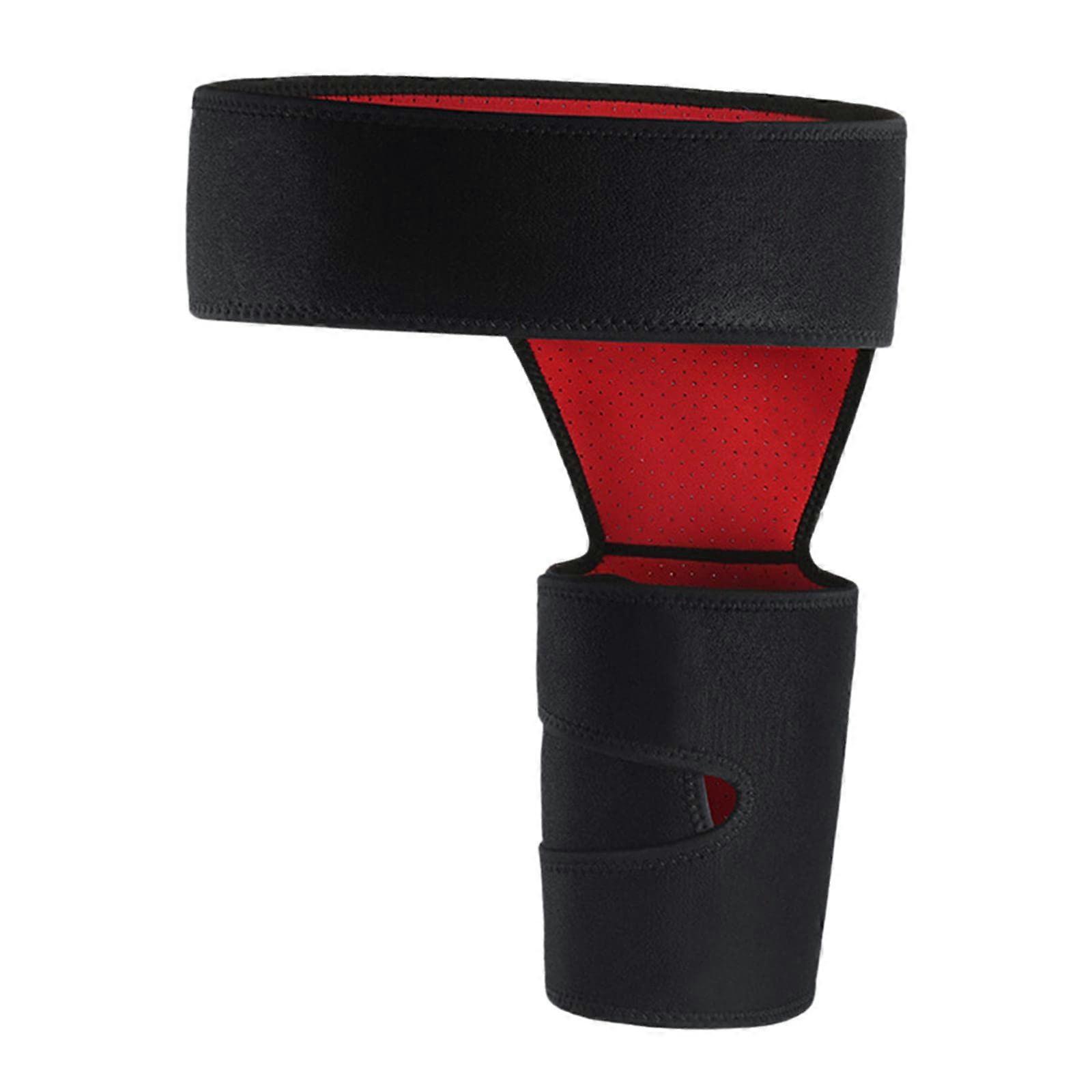 Hip, Thigh Hamstring Compression Support Stabilizer For Neoprene Sleeve Size L Black Unisex