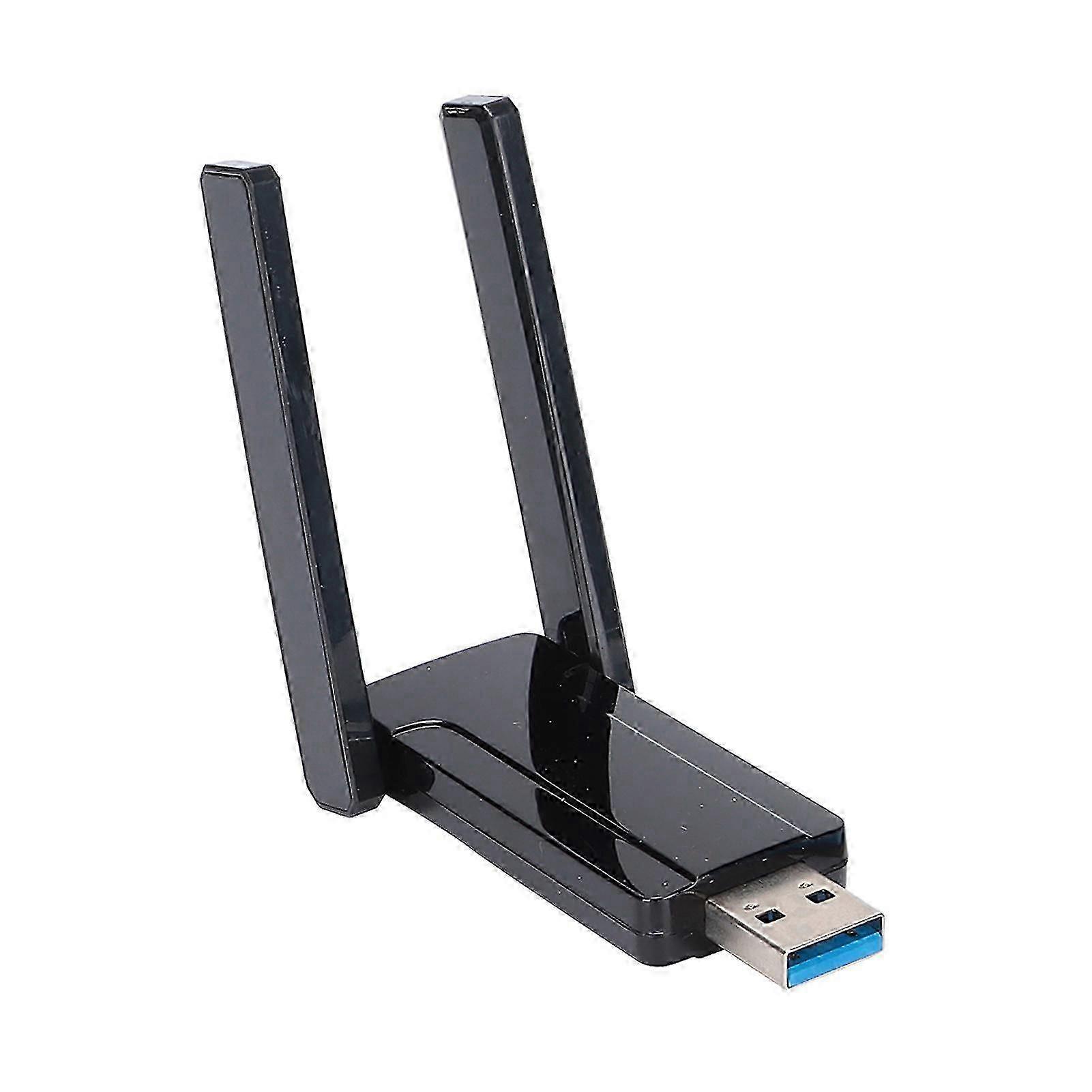 Scheda di rete wireless USB3.0 AC 1300M 2.4 + 5.8G Dual Band WiFi Adapter compatibile con Laptop Desktop PC-YM