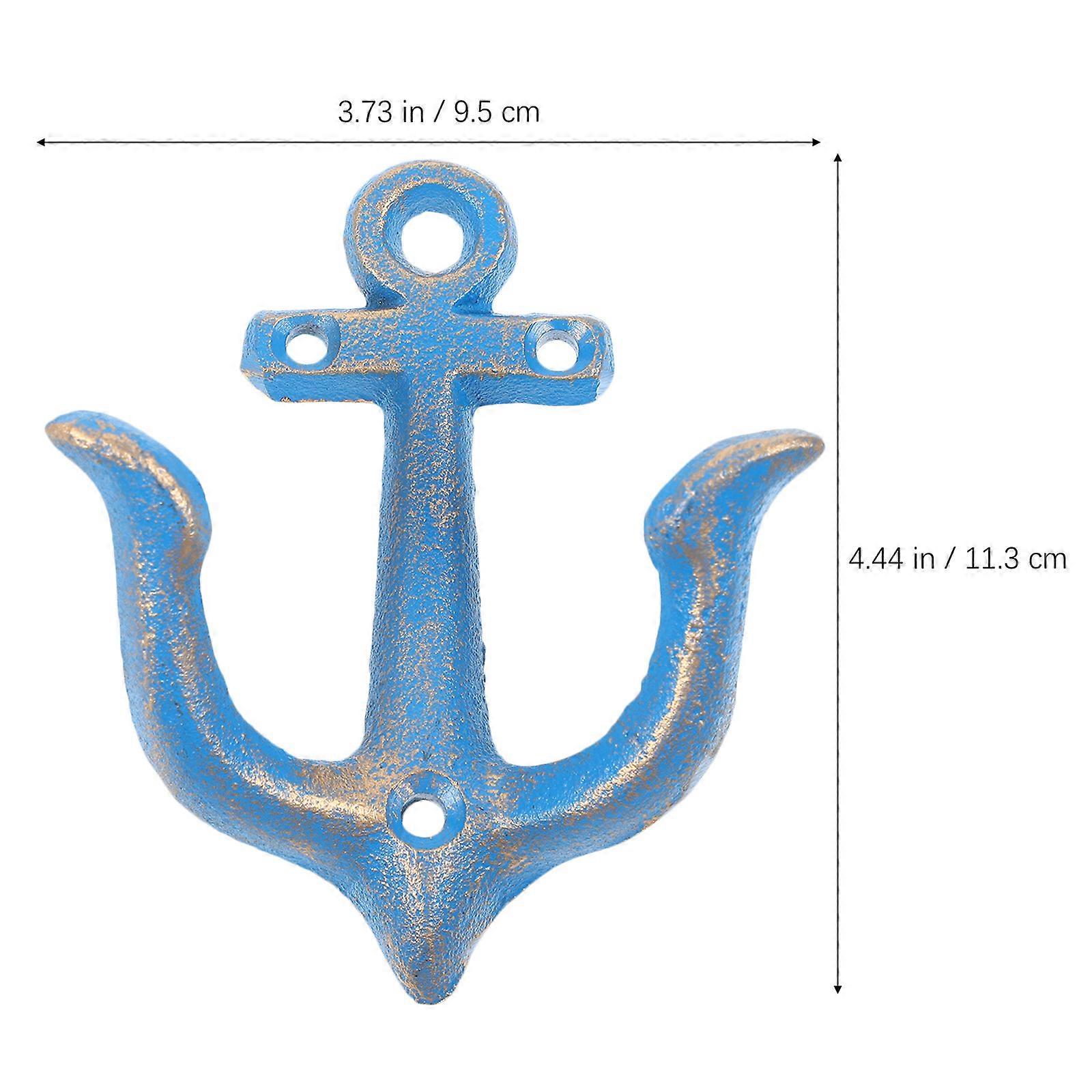 Decorative Anchor Nautical Wall Decor -Blue 1Pcs Vintage
