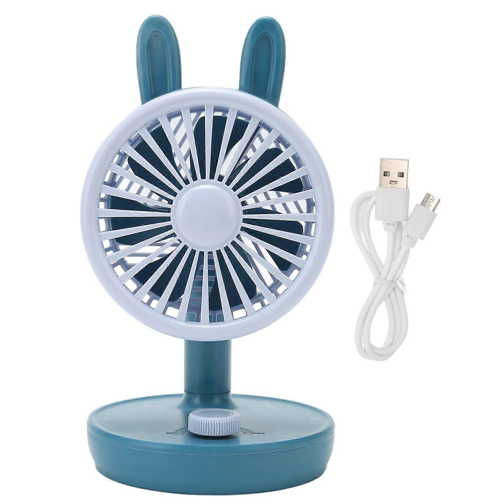 2025 Latest Model  USB Desk Fan for Student Angle Adjustable Ergonomic Cute