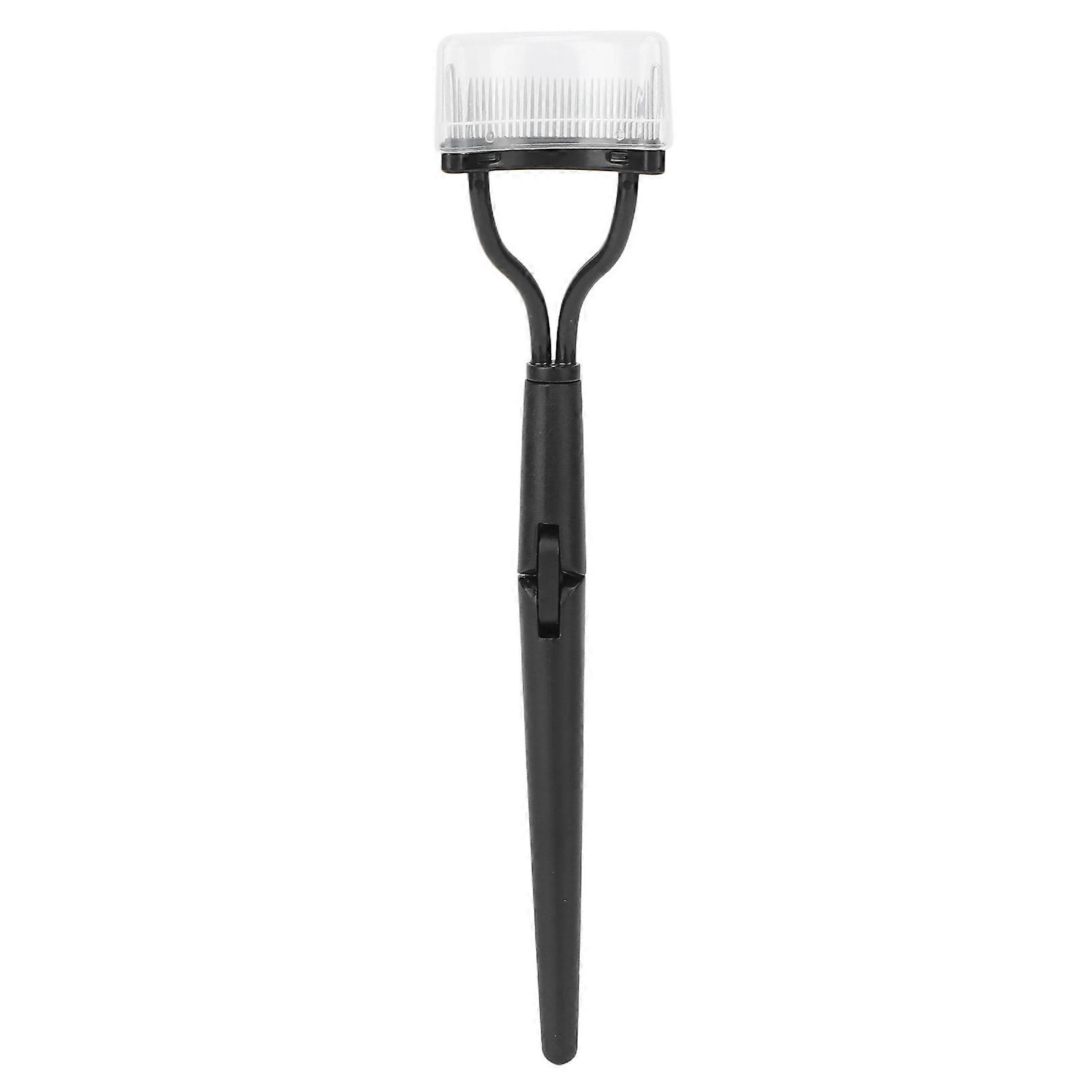 Folding Eyelashes Separator Teeth Eyelash Comb Eyelash Grooming Tool with Protective Cover