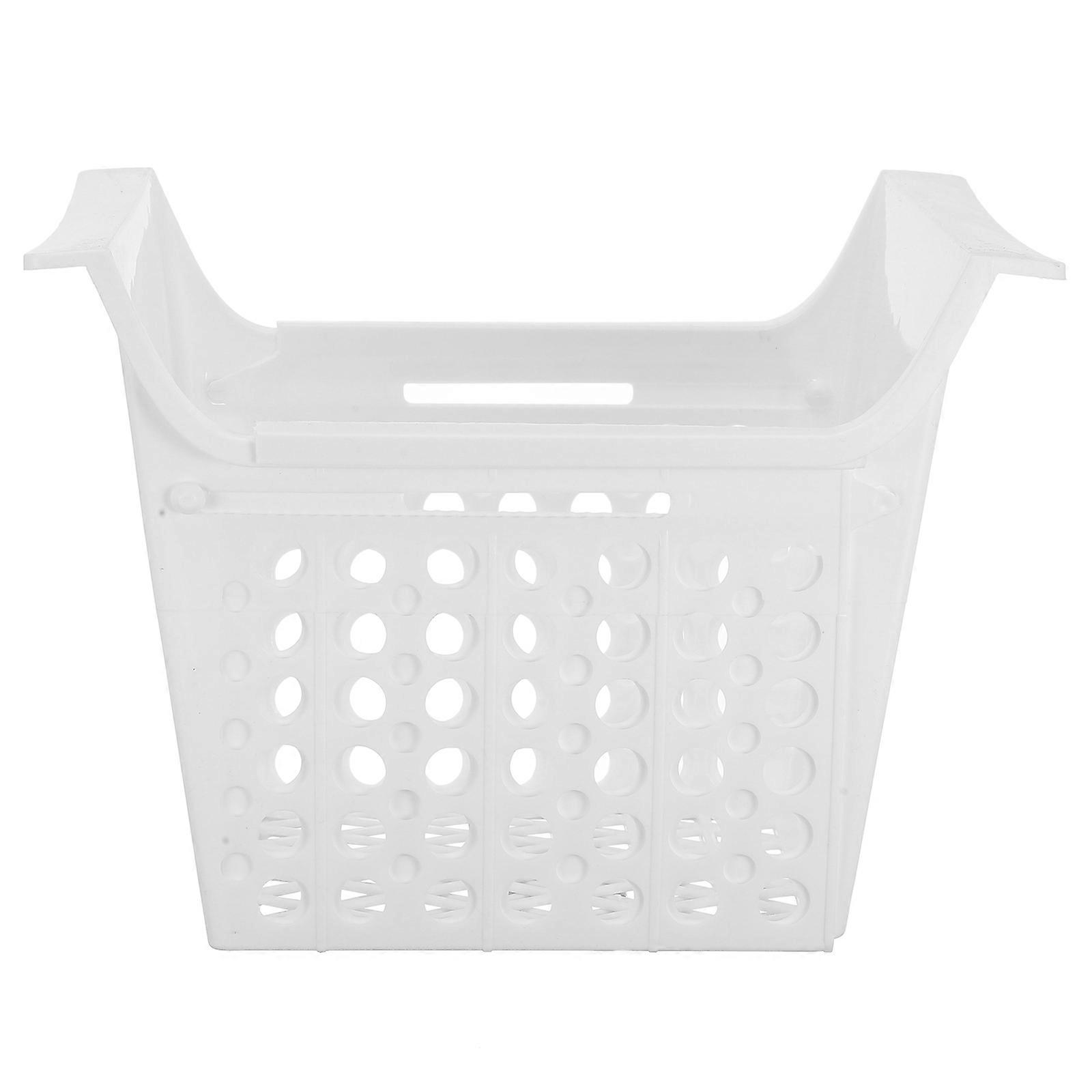 Adjustable Expandable Freezer Basket Organizer for Chest Freezers – Durable Storage Bin with Drainage for Easy Cleaning and Home Food Storage
