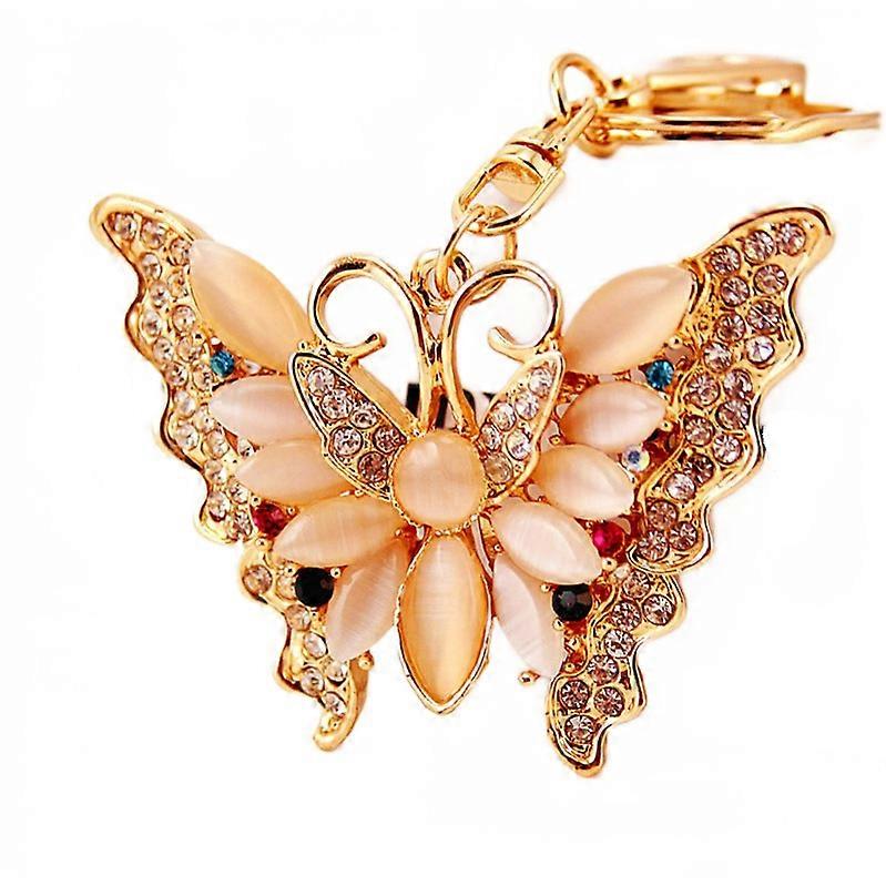 1 butterfly keychain charm