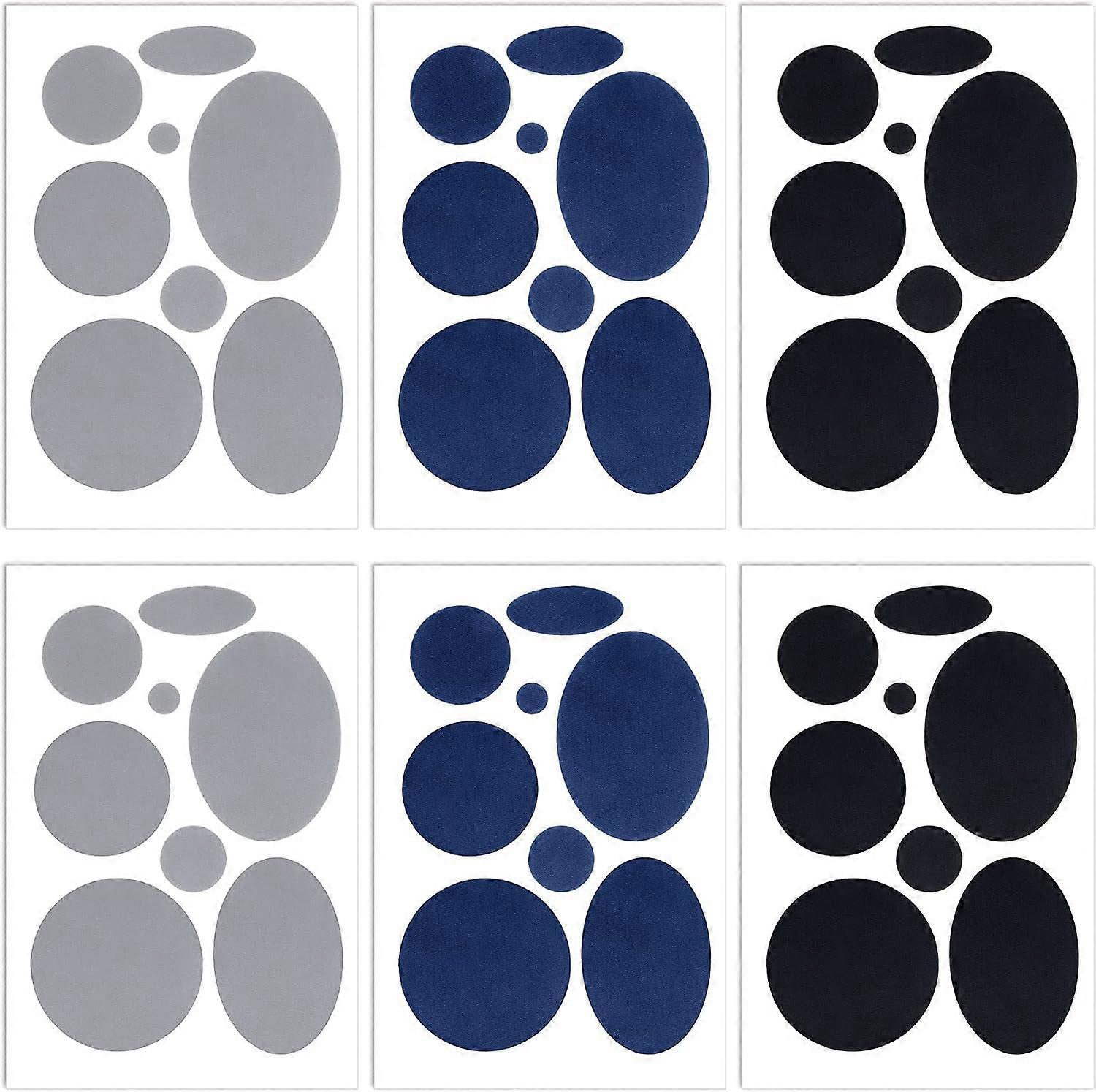 48pcs Down Jacket Repair Patch Kit, Nylon Fabric Repair Patch