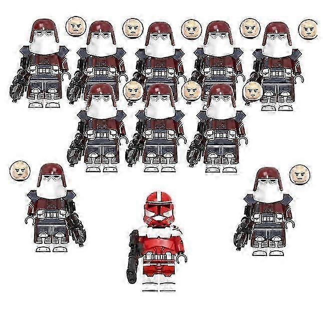 New version Star battle Clone Commander Shockwave Troops Building Block Man Toy Bag