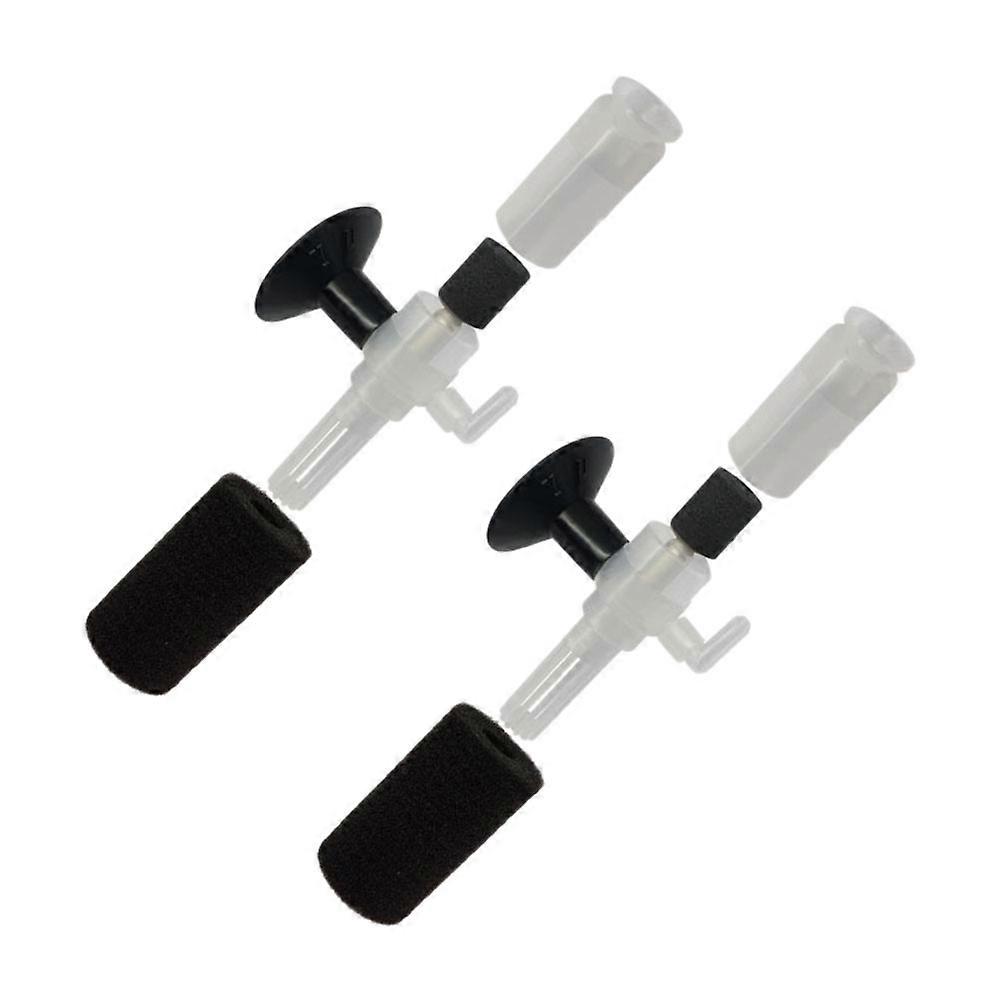 Filters For Fish Tank Compact and Small Oxygen Devices Black Maintain Water Circulation 2Pcs