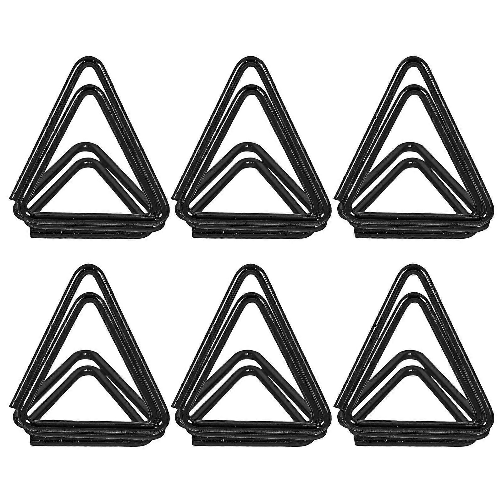 場所カードホルダー写真カードホルダー三角形の形のテーブル番号ホルダー結婚式の写真クリップスタンド2.8X2.8X2.5CM 6個