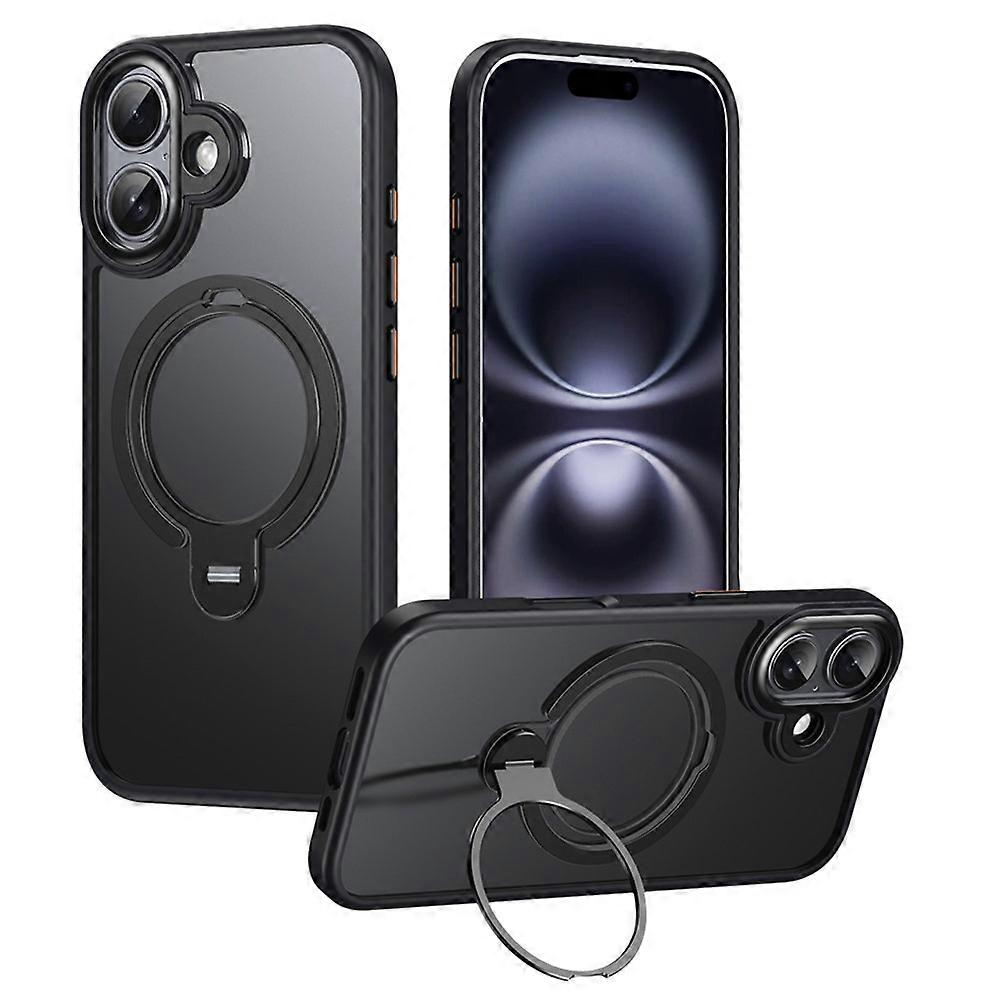 Compatible For iPhone 17 Phone Case Compatible with MagSafe Kickstand Matte Back Cover