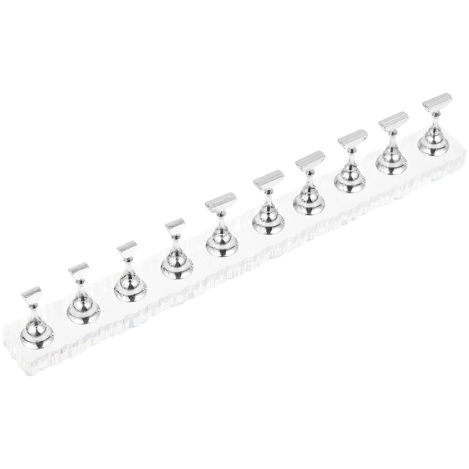 Manicure Nail Stand For Professionals Random Style Base Nail Tray 1Set