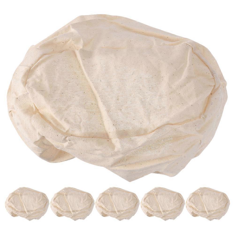 Bread Proofing Basket Cloth Liner Sourdough Cloth Cover Home Use Rectangular Machine Washable 25.00X15.00X8.00CM 6Pcs