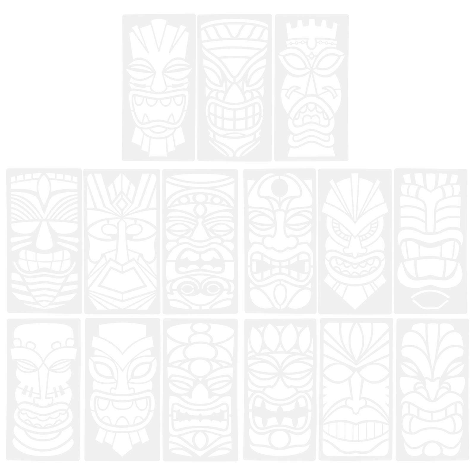 Drawing Painting Spraying Stencil for DIY Painting with 16Pcs Templates
