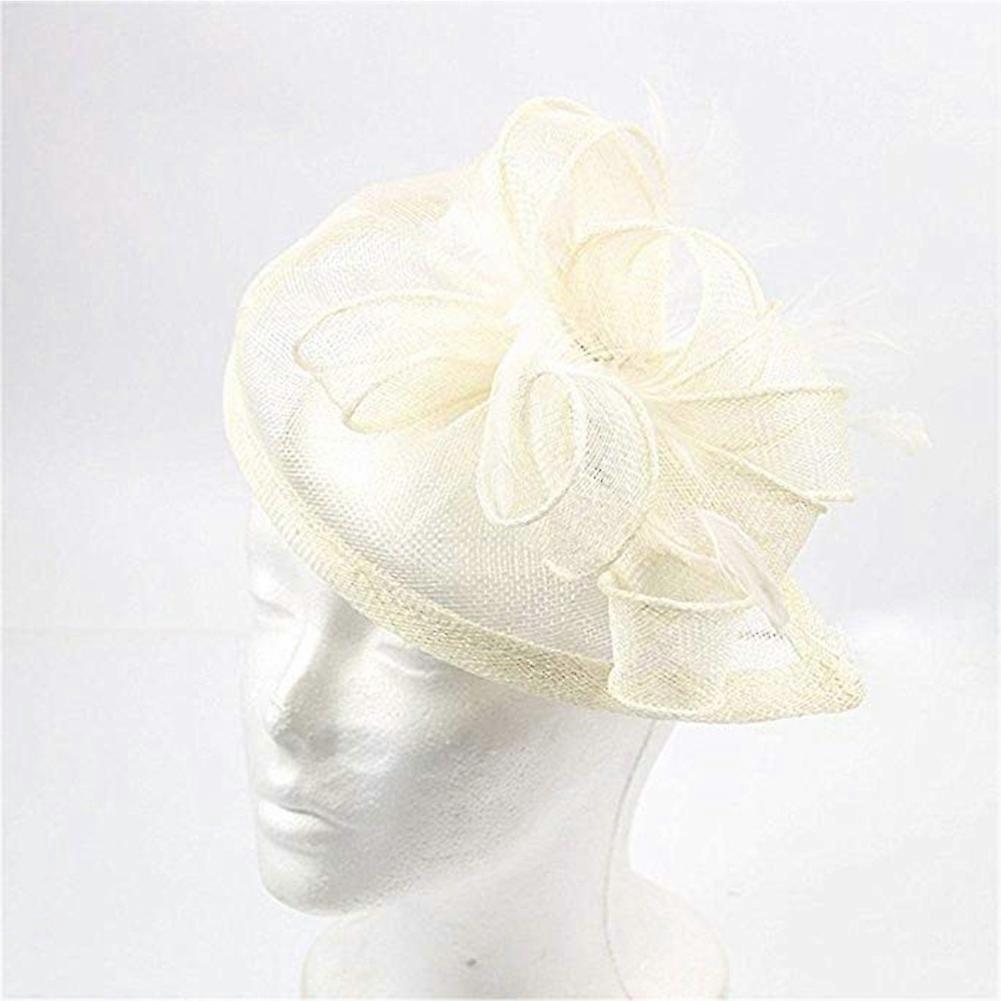 女士派对婚礼头饰鸡尾酒帽发带配件法式面纱发带复古发夹