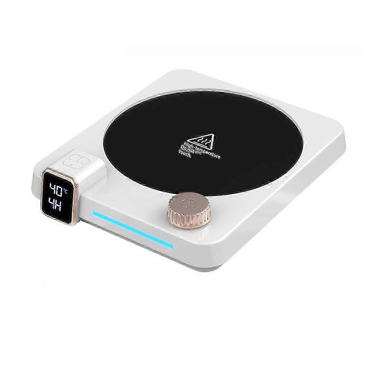 電気コーヒーカップヒーター、一定温度 - 220V マグカップウォーマー、家庭用 & オフィス用 EU プラグ付き