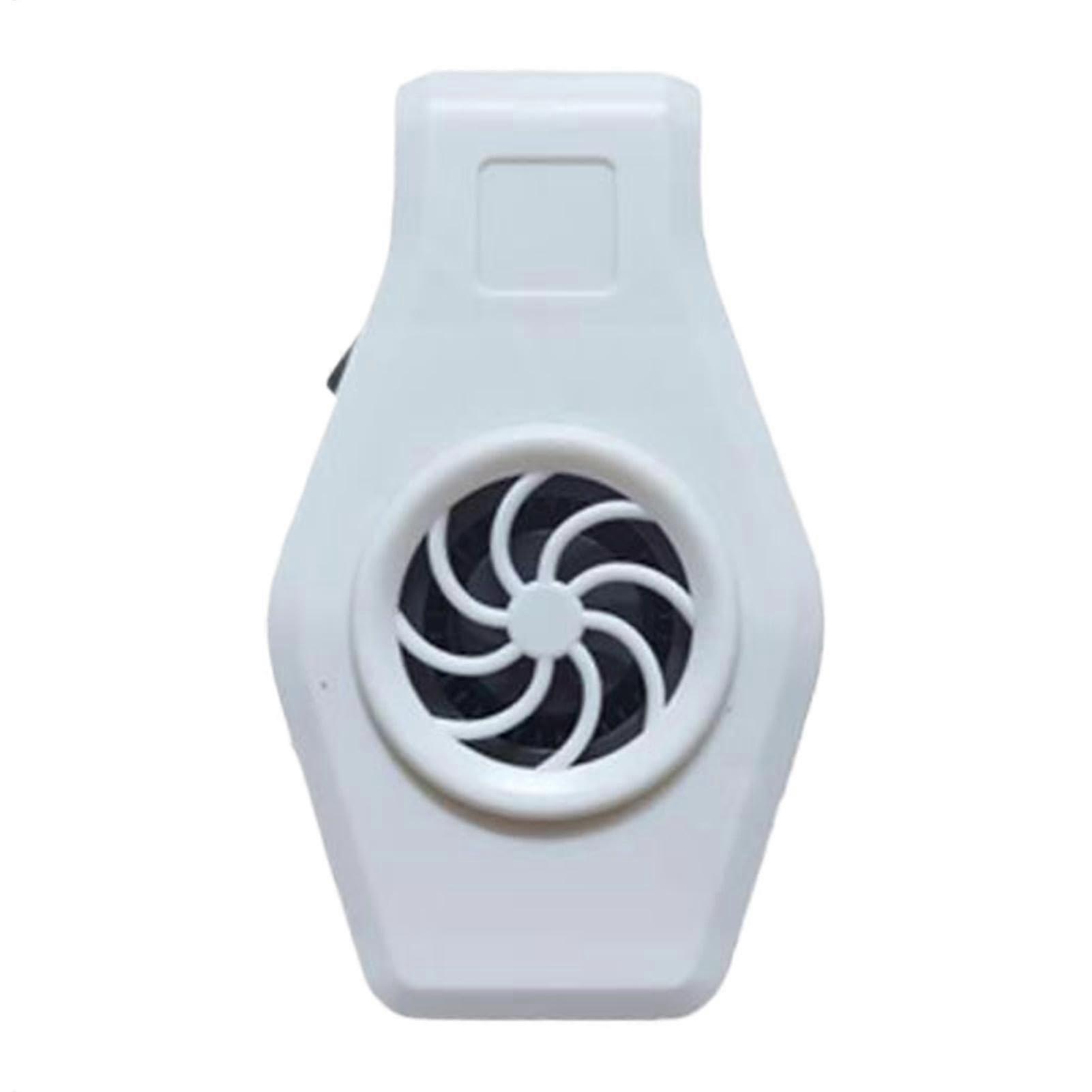 Aquarium Cooling Fan, Silent Chiller Fan for Fish Tank, Compact Aquatic Cooling System for Home, White