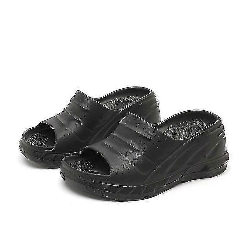 Women's Thick Sole Height Increasing Non-slip Slides Sandals