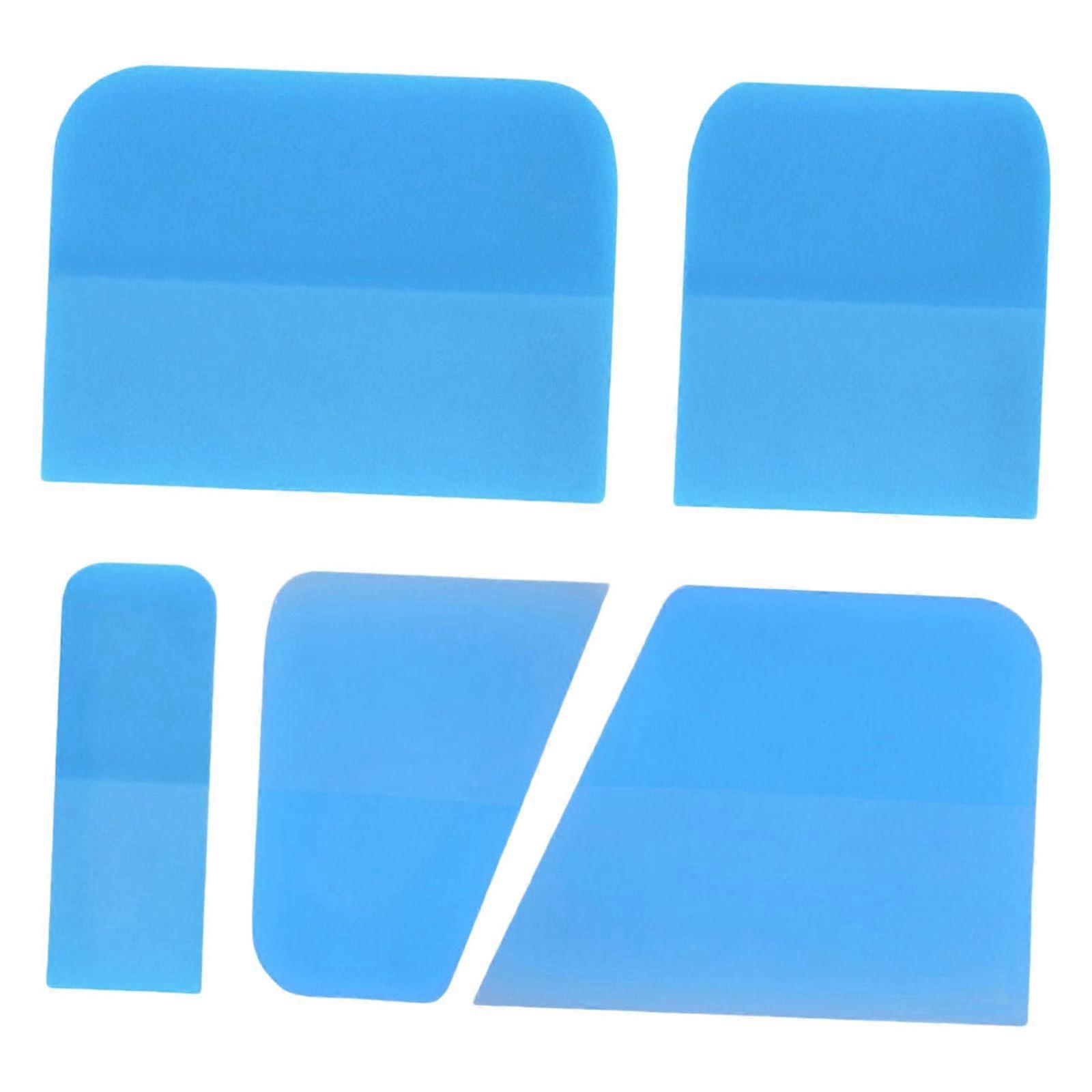 Automotive Cleaning Tool Set of 5 Plastic Variants Easy to Use for Efficient Application and Maintenance of Car Films