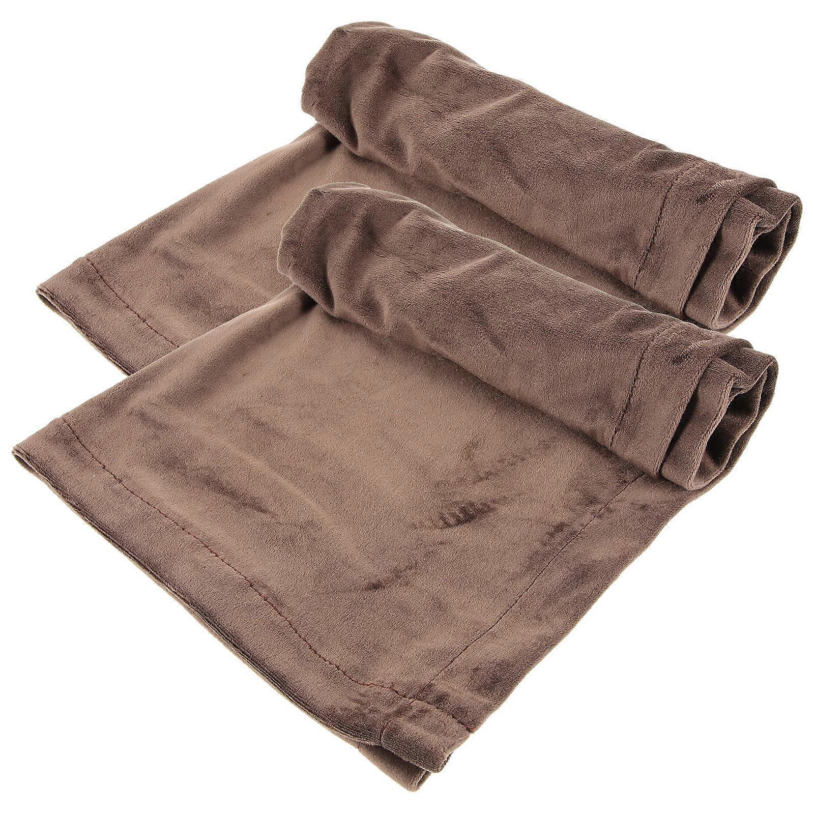 Here's a polished product description based on your input:
**2pcs Khaki Elastic Sofa Armrest Covers – Armrest Protectors, Skin Friendly, Stylish