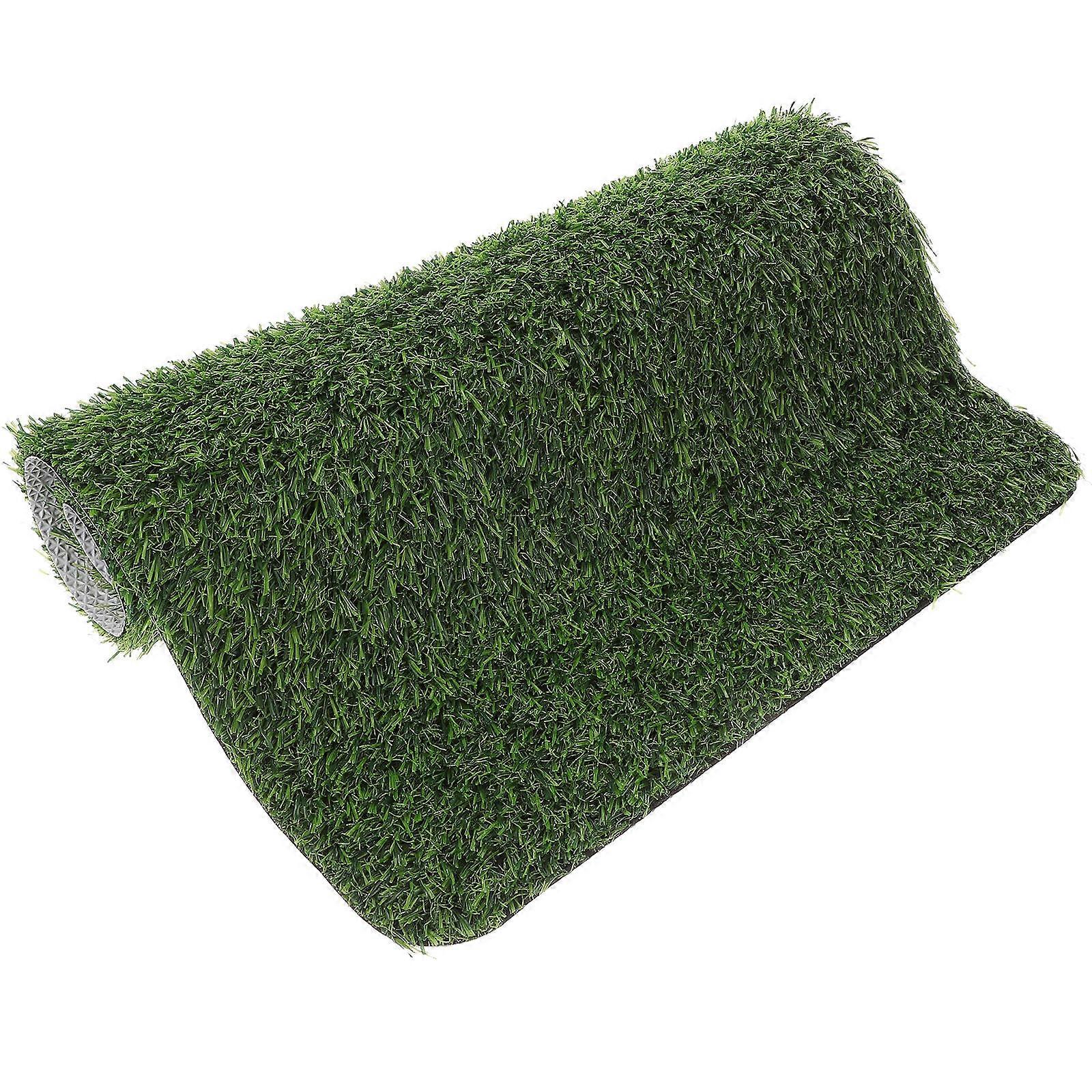 Lifelike Artificial Grass for Decorating Mini Garden House Made of PVC and Durable 40x60cm