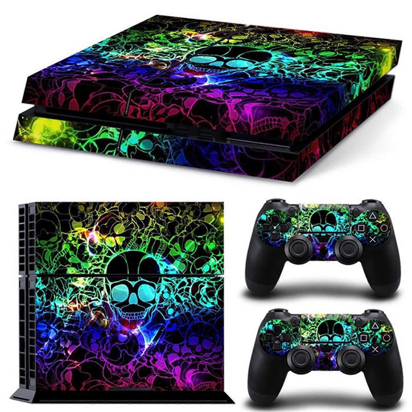 Anime Skin for PS4 Console and Controller Vinyl Sticker Wrap Cover Full Set Durable Scratch-Resistant 33701