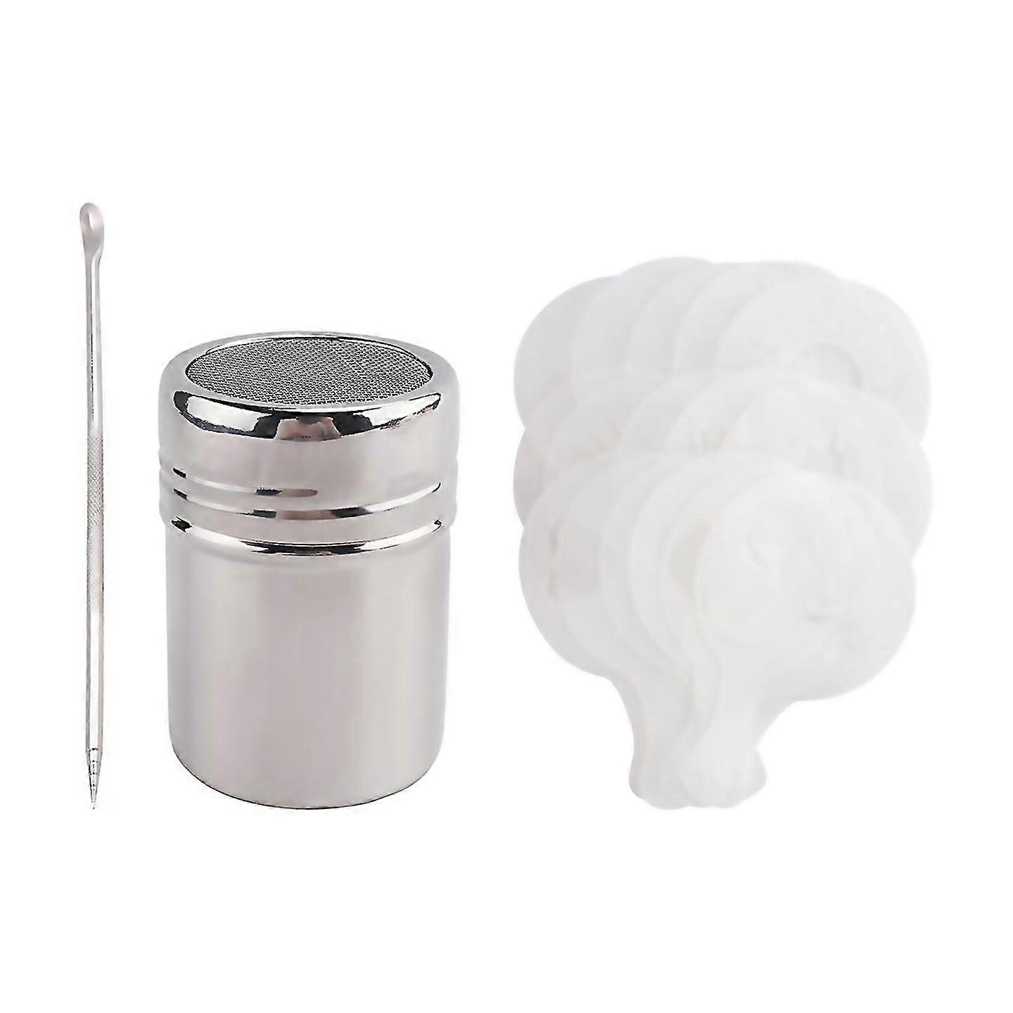 For Coffee Powder Shaker 16 Pcs Coffee Cappuccino Stencils