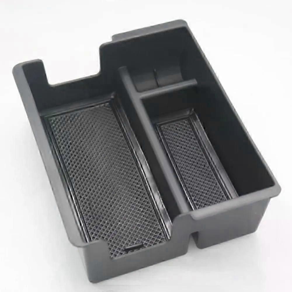 Fit For Isuzu D-Max DMAX - MUX Car Center Console Organizer Tray Interior Armrest Insert Secondary Storage Box Black