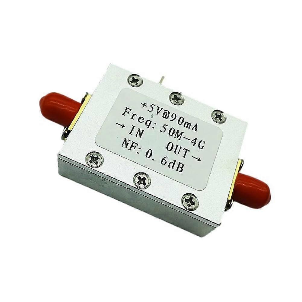 Low Noise Amplifier 0.6 dB, 0.05-4 GHz, High Linearity, LNA Input For RF Module, Durable, Easy Install