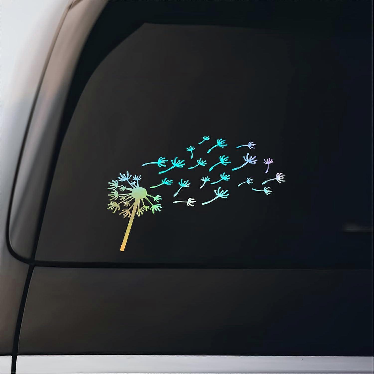 Dandelion Flying Sticker Vinyl Decal Notebook Car Window Laptop