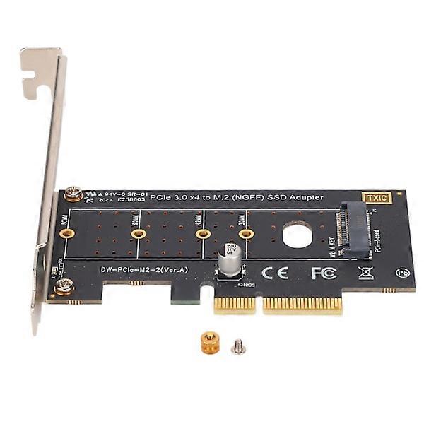 M.2 To PCIe Adapter PCB Gold-plated M.2 NVME to PCIe 3.0 X4 High-speed Expansion Riser Adapter