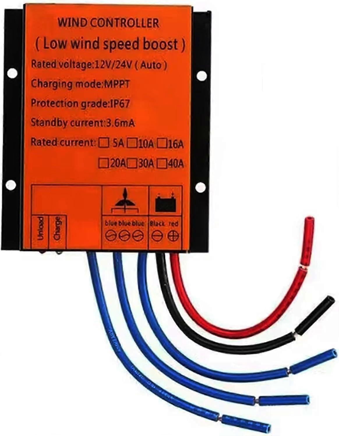 Wind Turbine Charge Controller MPPT 3000W IP67 Waterproof 16A-40A 220V Output High Efficiency