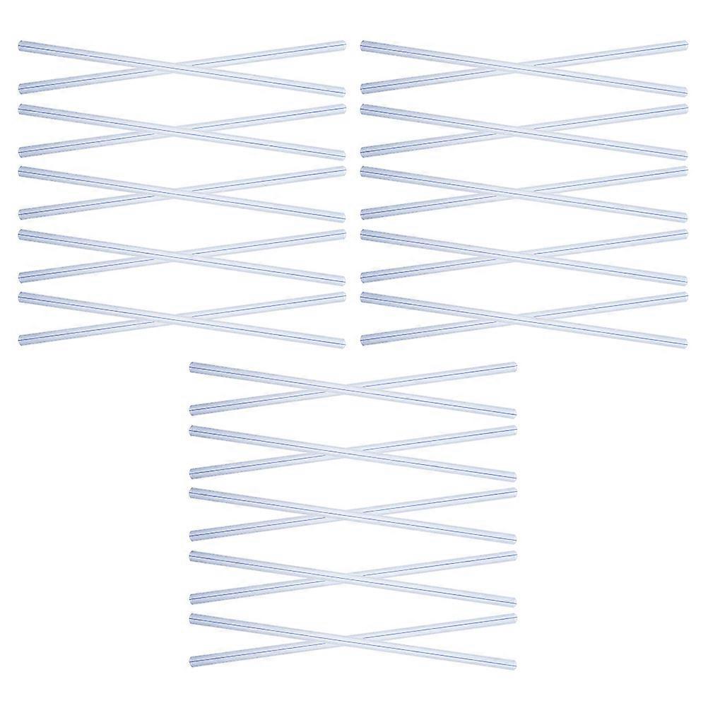 Transparent Slide Binders 30pcs Plastic Spine Bars with Clamp Design for Easy Page Addition & Removal Ideal for School and Office Document