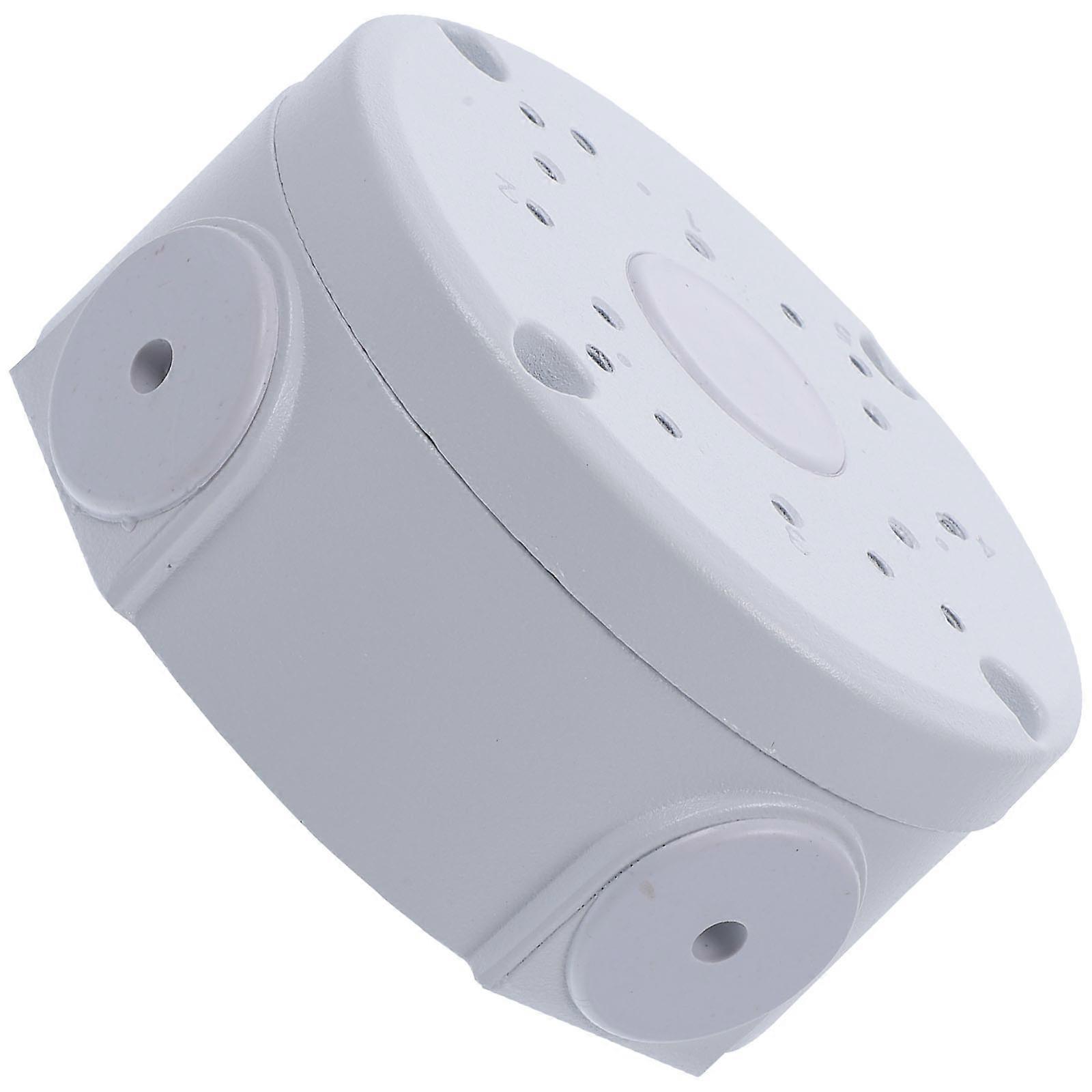 Durable Aluminum Alloy Camera Junction Box for Outdoor Electrical Protection Silver Size 7.0x5.0x3.0