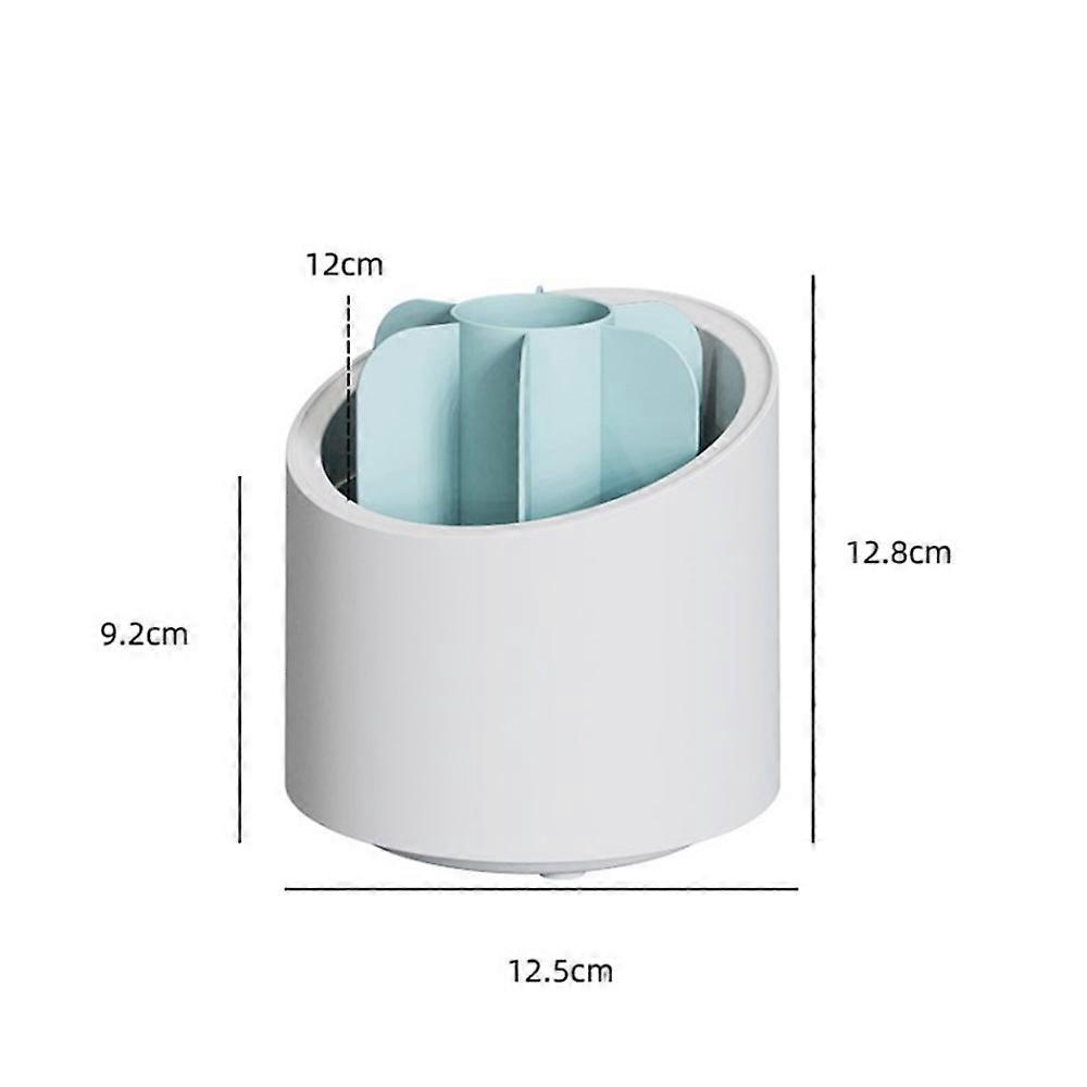 Rotating Pen Holder Box Desk Organizer Makeup Brush Holder