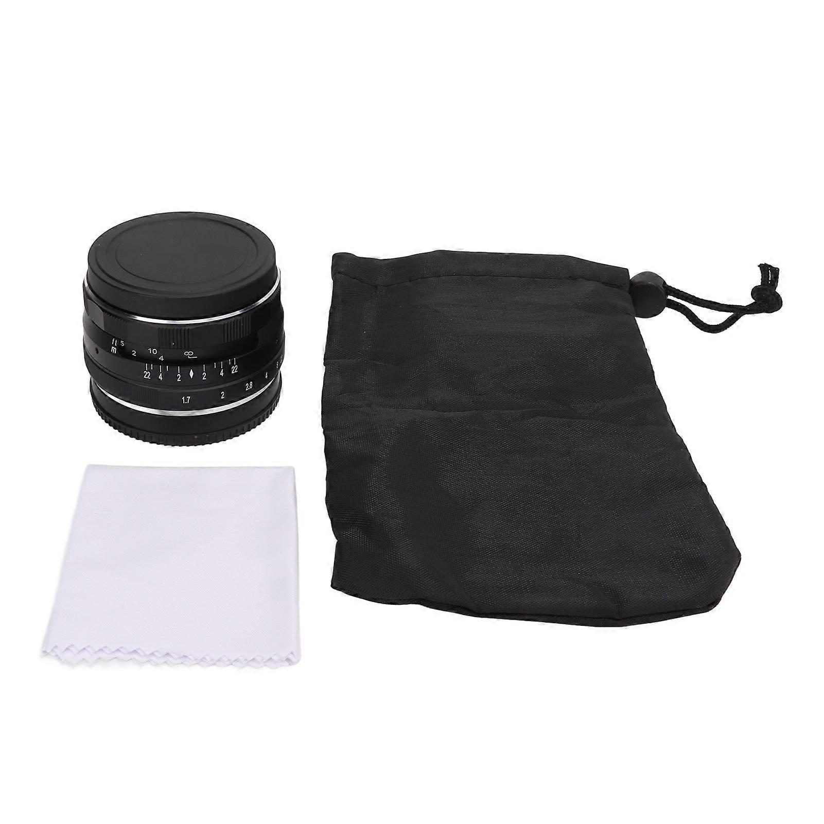 Meike 35mm F1.7 Lens APS C Frame Manual Prime Lens Large Aperture for Sony A5000 A5100 A6000 A6100 A630