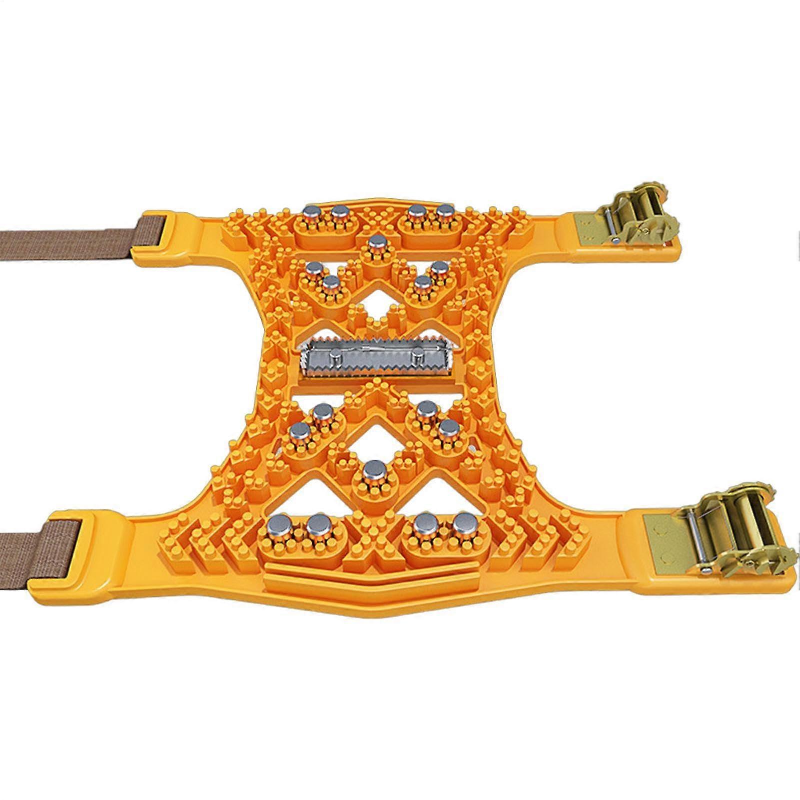 Snow Chains for Car, Emergency Traction Chains, Grip Easy Assembly