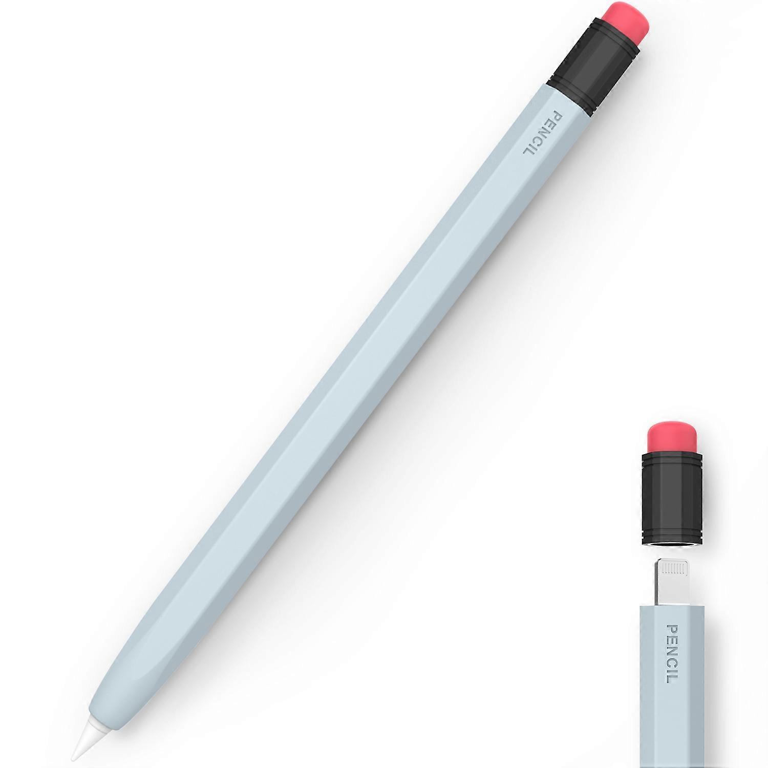 AHASTYLE PT180-1 For Apple Pencil 1st Generation Retro Silicone Capacitive Stylus Pen Protective Cov