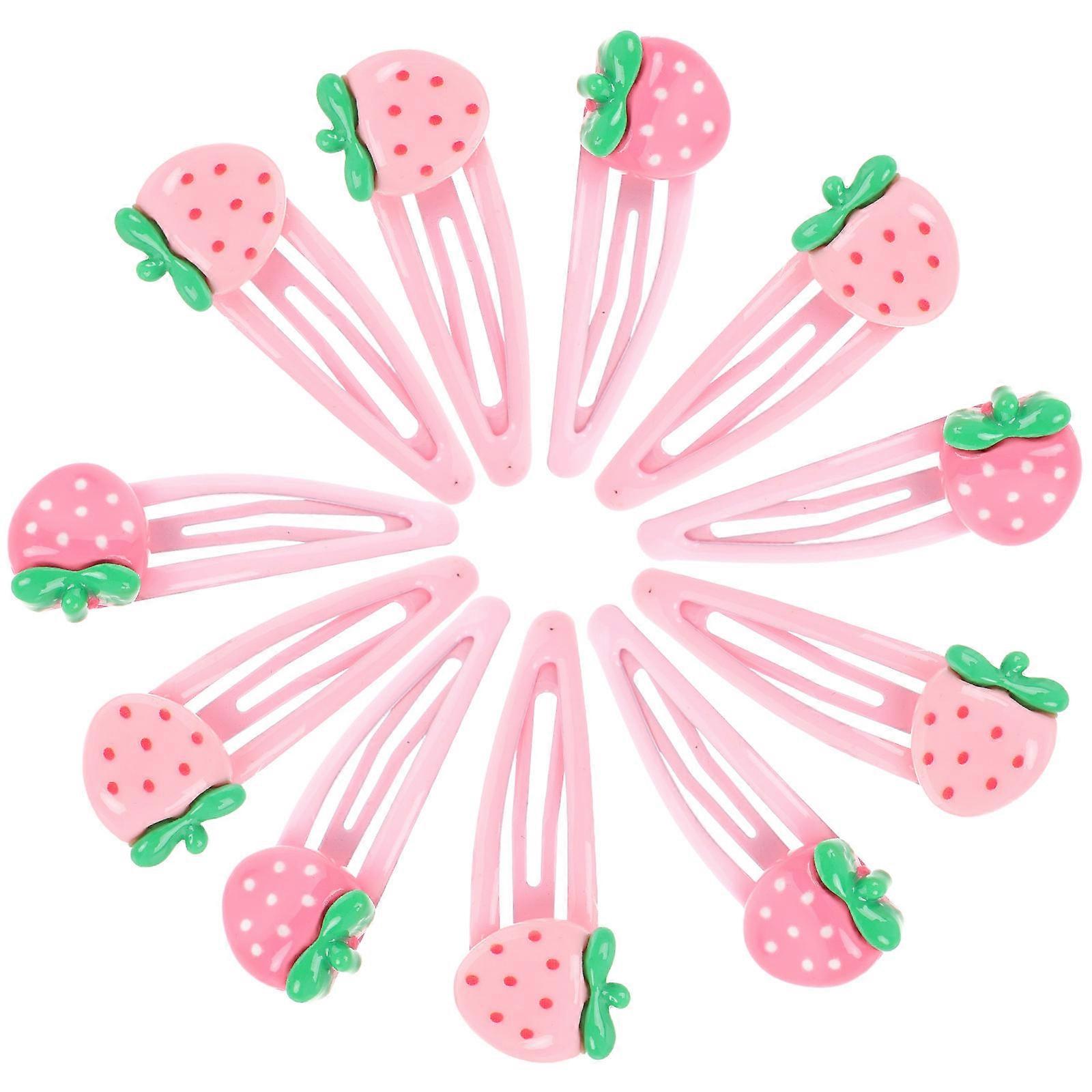Here's a refined and engaging product description for your **Strawberry Hair Clips**:
✨ **20pcs Strawberry Hair Clips – Add a Touch of Sweet