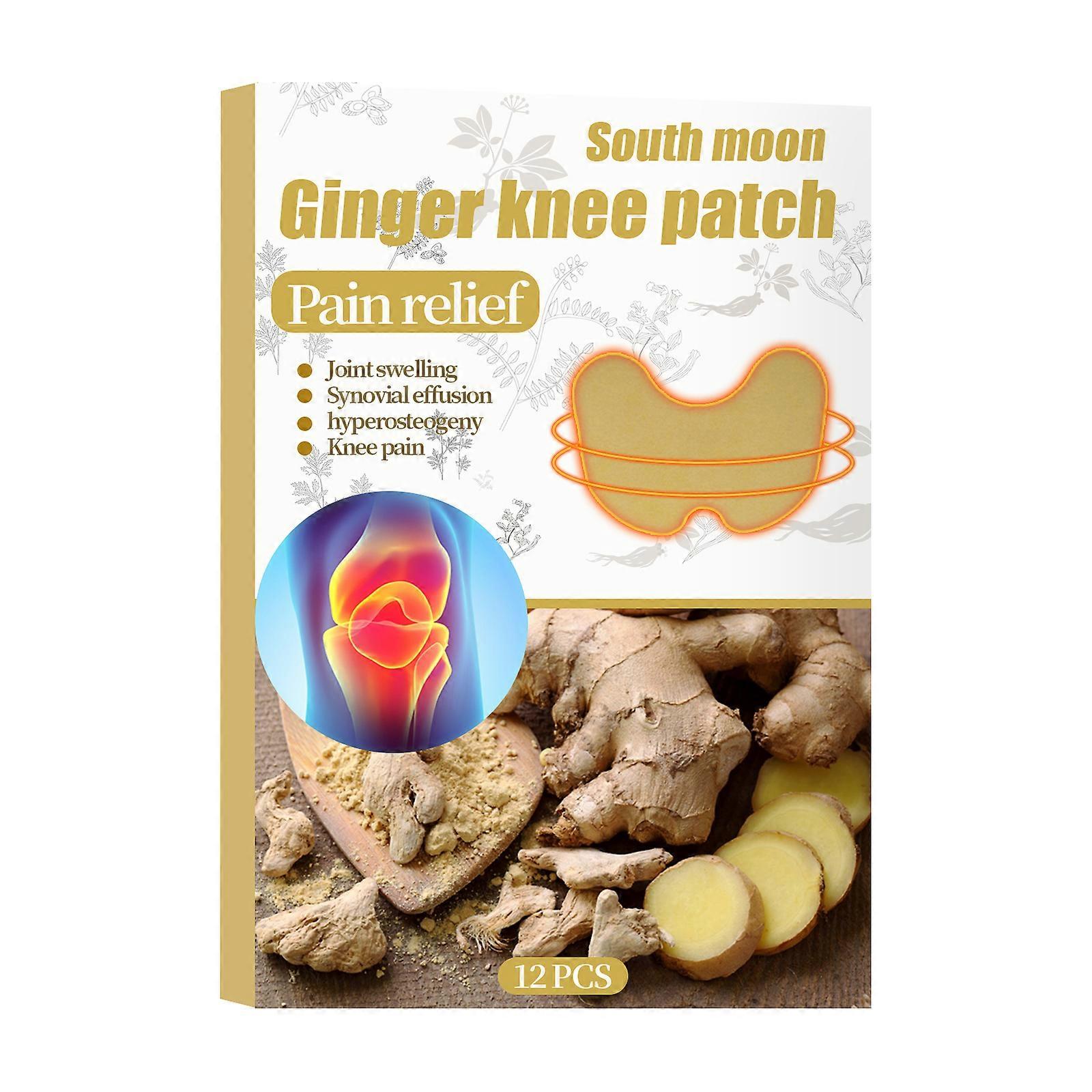 Patch de genou au gingembre, patch chaud, compresse chaude, patch de gingembre, cou, épaule, taille, jambe, articulation, genou, douleur Patch
