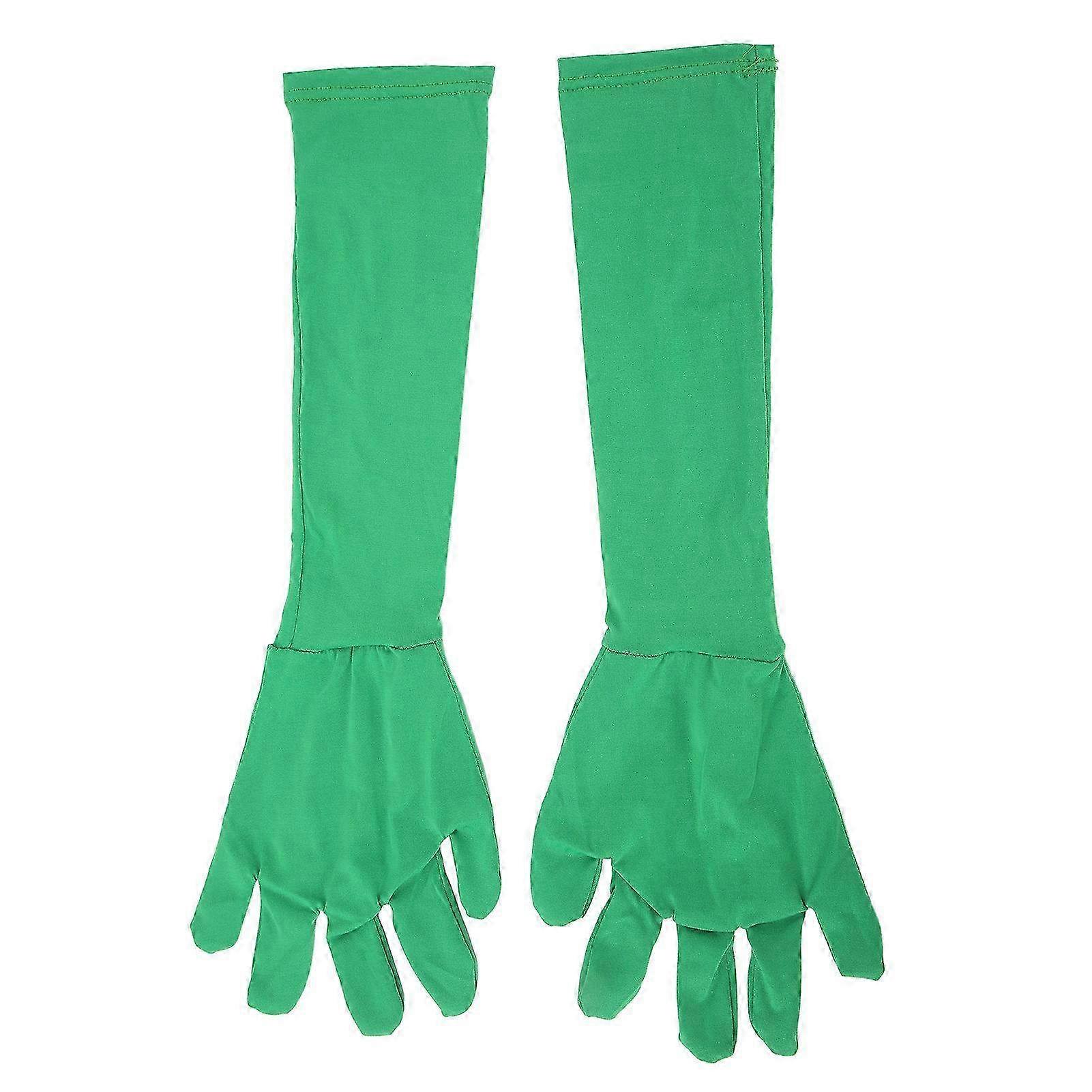 2 Pcs Chromakey Green Screen Gloves - Invisible Effect Background Accessories for Photography & Video Editing