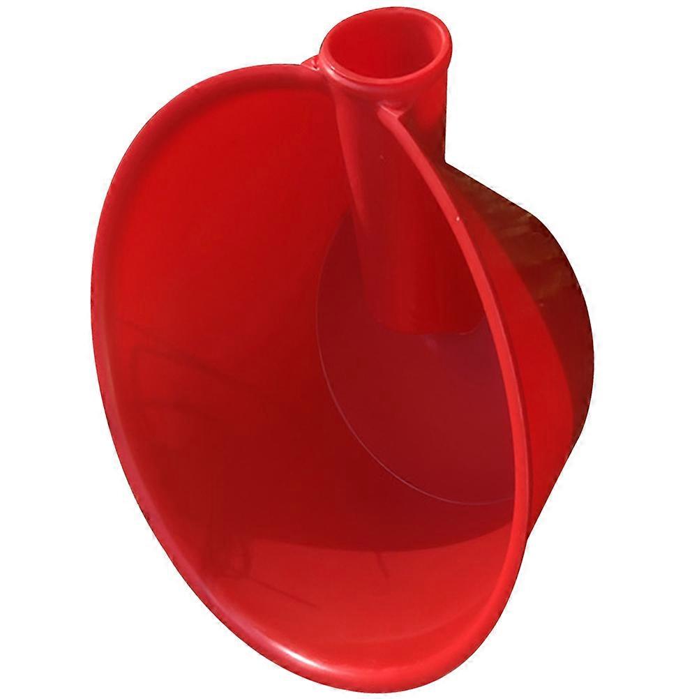 Red Plastic Water Ladle Scoop for Gardening with Comfortable Grip and Durable Design 3.5 inches