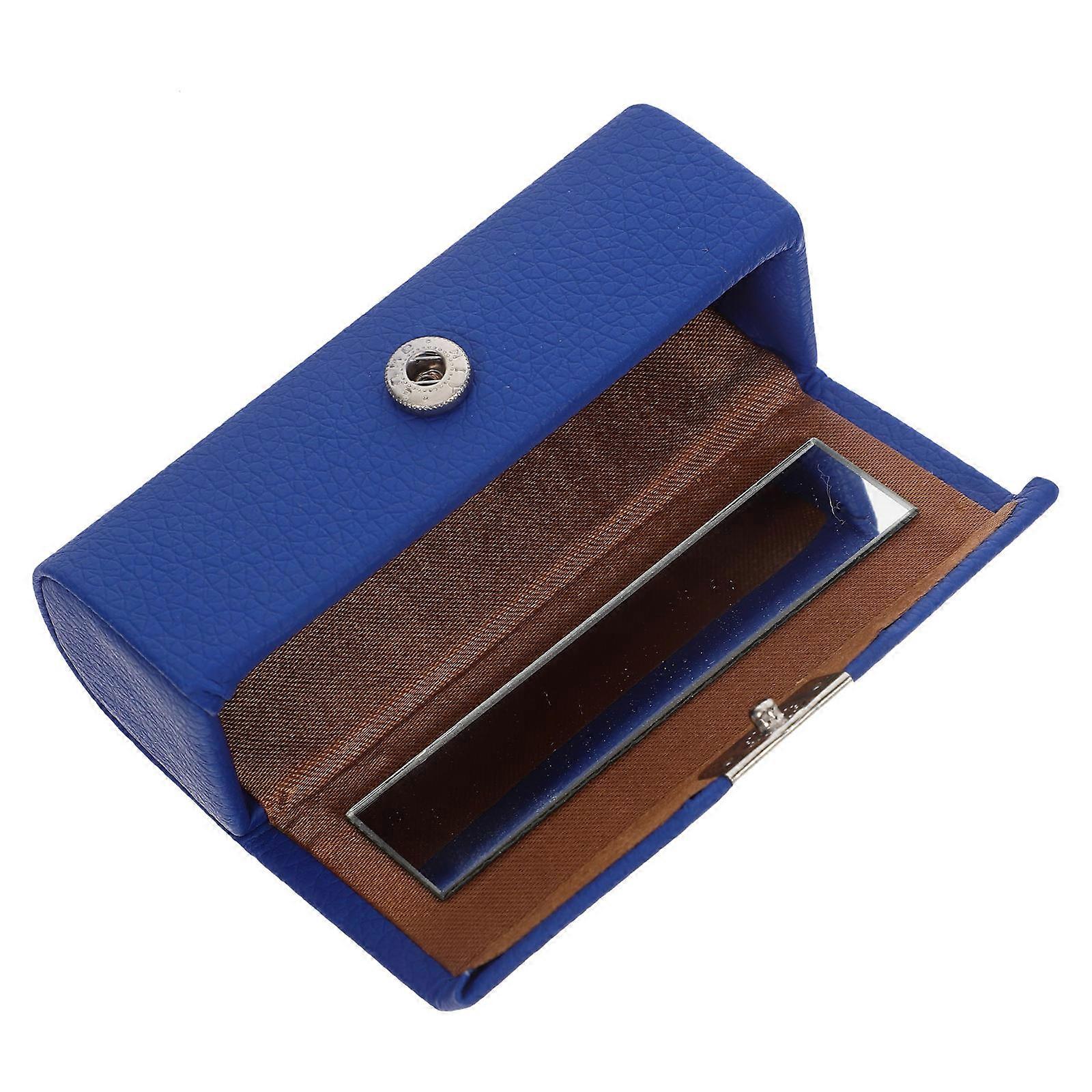 Durable Portable Lipstick Case with Mirror – Compact Makeup Holder for Travel and Daily Use