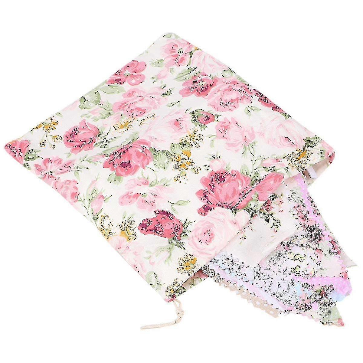 Fabric Bunting Flags, 42 Pieces, Soft, Durable, Multiple Patterns, Suitable for Multi-Occasion Decoration